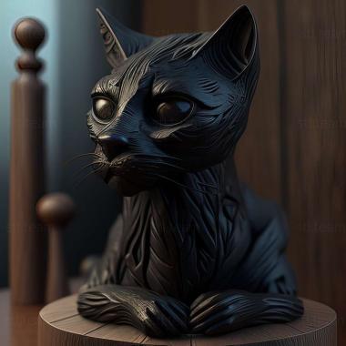 3D model Black Cat (STL)